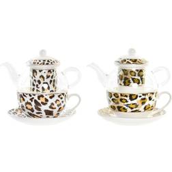 Dkd Home Decor Leopard Tekande 2stk 0.25L