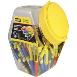 Stanley Tools Mini Permanent Fine Tip Markers 72pcs