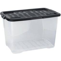 Strata Curve Transparent Storage Box 65L