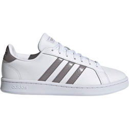 adidas Grand Court W - Dove Grey/Bright Yellow/Met.
