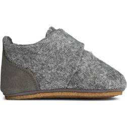 Wheat Marlin Felt Home Indoor Shoe - Grey