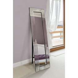 MirrorOutlet MirrorOutlet Oakley All Glass Triple Edge Bevelled Cheval 150 X 40 Cm Wall Mirror