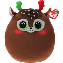 TY Plush Squish a Boos Winter Collection Minx the Reindeer (35 cm) (TY39405)