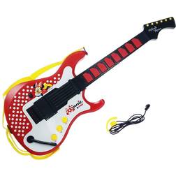 Aucune Børne Guitar Minnie Mouse Rød Hvid