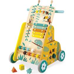 Janod Chariot de marche multi-activités tropi