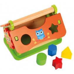 Bino Wooden house mold sorter