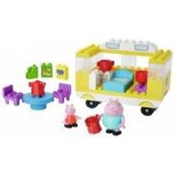 Big Jeu d'encastrement Bloxx Peppa Pig Set de construction Camping Car