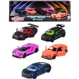 Majorette Light Racer Giftpack 5-pack med leksaksbilar