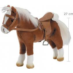Götz Hest, sadel og hovedtøj brun 27 cm