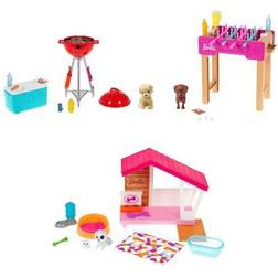 Barbie Mini Story Playset Con Cucciolo