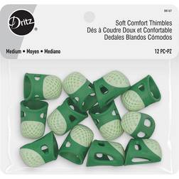 Dritz 12ct Soft Comfort Medium Thimbles