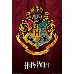 Pyramid Harry Potter (Hogwarts School Crest) 61x91.5cm Framed Art