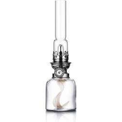 Karlskrona Lampfabrik Koholmen Clear Glass/Nickel Olielampe 24cm