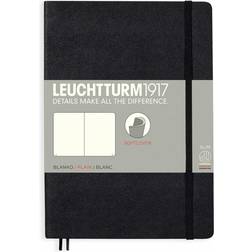 Leuchtturm1917 Leuchtturm1917 Notebook A5 Softcover Black Plain