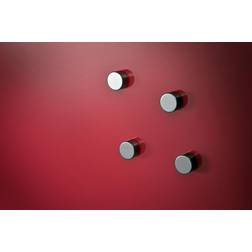 Legamaster Glassboard Magnets 7-181700 Silver Pack of 6