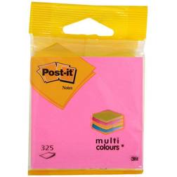 Post-It Neon Rainbow Cube 76x76mm 325 Sheets, Pink