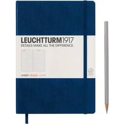 Leuchtturm1917 Leuchtturm1917 Notizbuch Medium Hardcover A5 marine, liniert