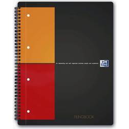 Oxford international FilingBook A4 kvadreret med faner