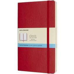 Moleskine Scarlet Red Large Dotted Notebook Soft