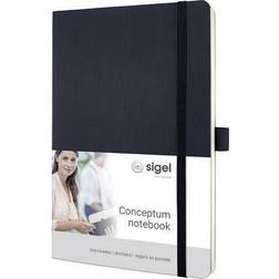 Sigel CO309, Monokromatisk, Sort, A5, 194 ark, Mat, 80 g/m²