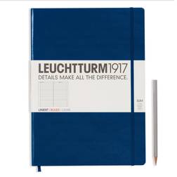 Leuchtturm1917 Anteckningsbok A4 Linjerat Navy