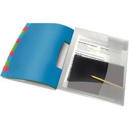Esselte VIVIDA Divider Book 12 Part Translucent Multicolour A4