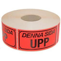 NORDIC Brands Emballageetiketter "Denna sida upp" 1000st/rulle