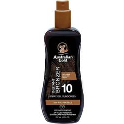 Australian Gold SPF10 Spray Gel With Bronzer