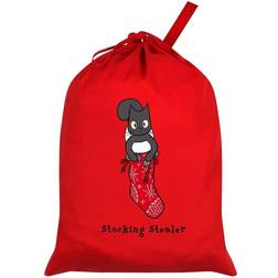 Cat Stocking Stealer Santa Sack