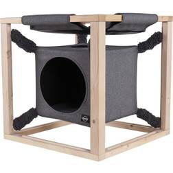 Cat Bed with Hammock Catcube M 54x54x54 Quapas!