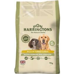 Harringtons Dog Active Worker Turkey 15kg