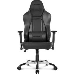 AKracing Obsidian Kontorsstol PU-Läder Svart Karbon