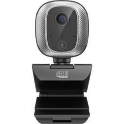 Adesso CyberTrack M1 Webcam couleur 2,1 MP 1920 x 1080 1080p audio câblé USB 2.0 MJPEG, H.264, YUV