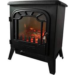 Electric Fire Black Portable Heating