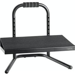 LogiLink EO0007 EO0007 Footrest (W x D) 400 mm x 339 mm Ergonomic, Height-adjustable, Foam-coated Black