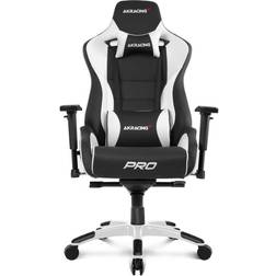 AKracing Master PRO Spelstol PU-läder Svart Vit