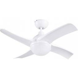 Sygonix Ceiling fan Wing colour: White Case colour (details):