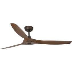 Ventilateur Plafond Morea L DC 3 Pales Brun Foncé