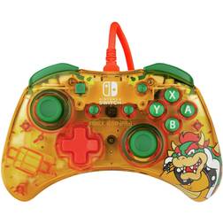 PDP Manette filaire Rock Candy Lemon Bomb Bowser pour Nintendo Switch Jaune et vert