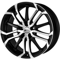 Brock B26 Schwarz Matt Vollpoliert 7,5 x 17 5/112 ET35 CB66,6