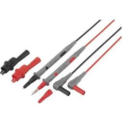 Voltcraft Tl 88-4 Set De Cordons De Mesure De Sécurité Banane Mâle 4 mm Pointe De Test 1.80 M Rouge 1 Set