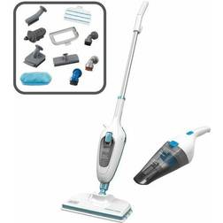 Black & Decker FSMH13ENVC1-QS Kit Steam Mop Con Puliscimani Aspirapolvere Manuale 10 Accessori In Dotazione