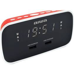 Aiwa CRU-19RD LED Rouge Avec Charge USB Et Alarme Graduelle