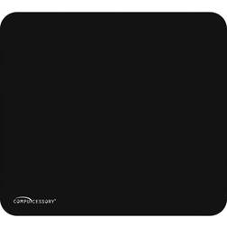 Compucessory Smooth Cloth Nonskid Mouse Pad (Black)