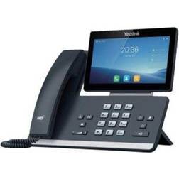 Yealink SIP-T58W Téléphone VoIP avec Interface Bluetooth avec ID d'appelant 10 parties capacité d'appel SIP, SIP v2, SRTP, RTCP-XR, VQ-RTCPXR gris