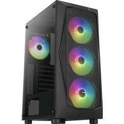 AeroCool Boitier Moyen Tour ATX Falcon A v2 RGB Panneau Vitré