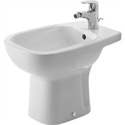 Duravit D-Code Single Hole Floor Standing Bidet in White Finish, 22381000002