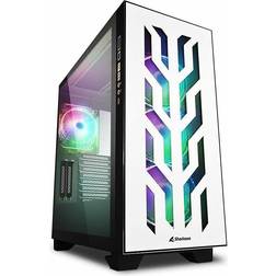 Sharkoon CA300T Midi-Tower Mini-ITX 2 Porta USB 3.1 Colore Bianco