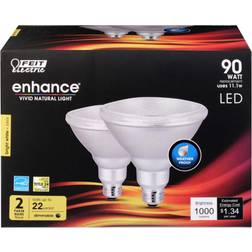 Feit Electric 90W PAR38 Dimmable Reflector LED Bulb 2pk