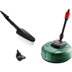 Bosch set de limpieza para el hogar y el coche para hidrolimpiadora de alta presión (limpiador de terrazas AquaSurf 250, cepillo de lavado